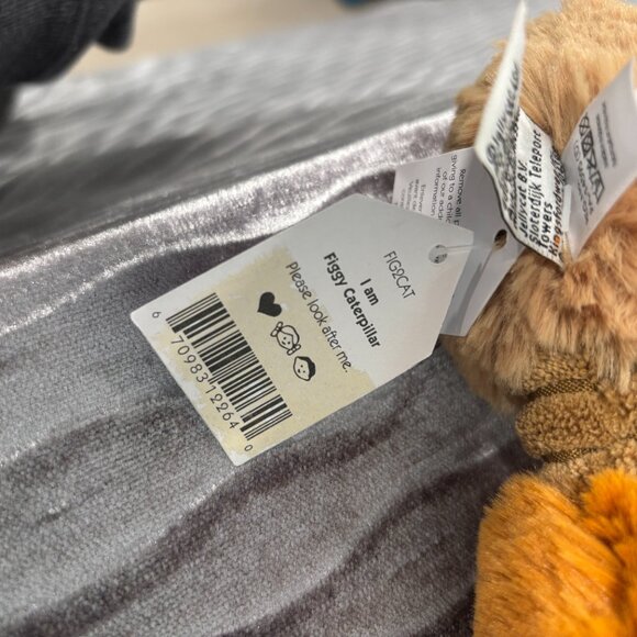 RARE Jellycat Figgy Caterpillar BNWT - Picture 5 of 5